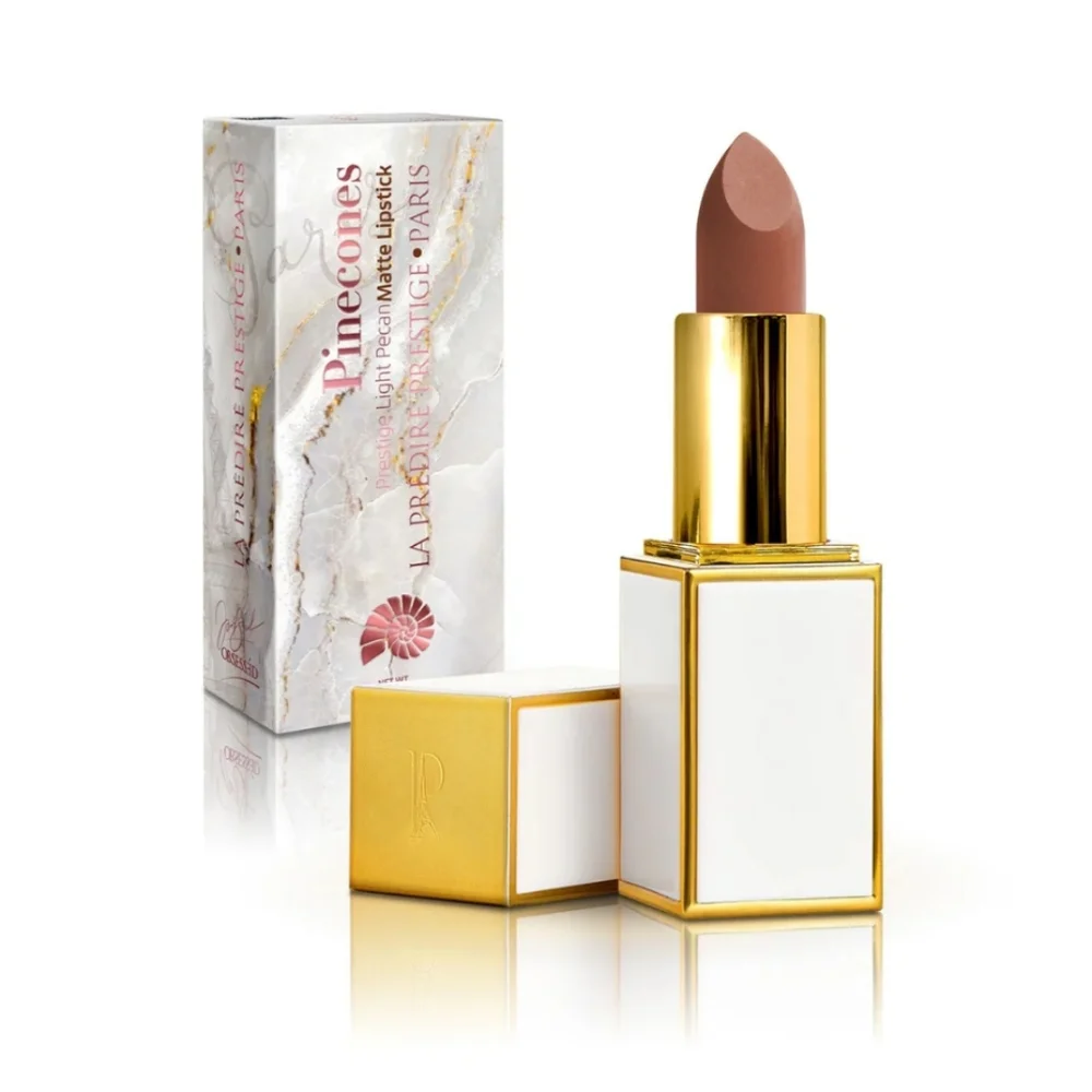 La‎ Prediré Prestige Light Pecan Matte Lipstick #8 Pinecones